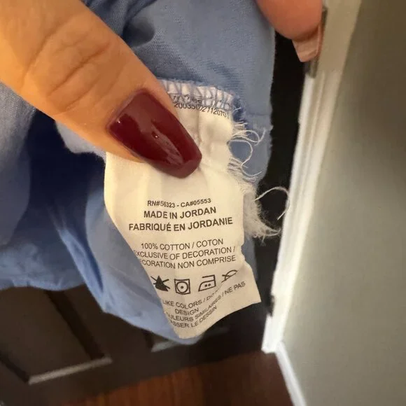 Nike Mens Unisex Tshirt Light Blue Large - Picture 3 of 4